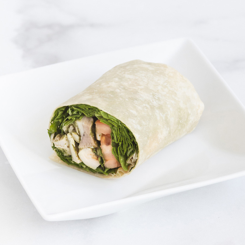 BASIL PESTO CHICKEN WRAP BASIL PESTO CHICKEN WRAP