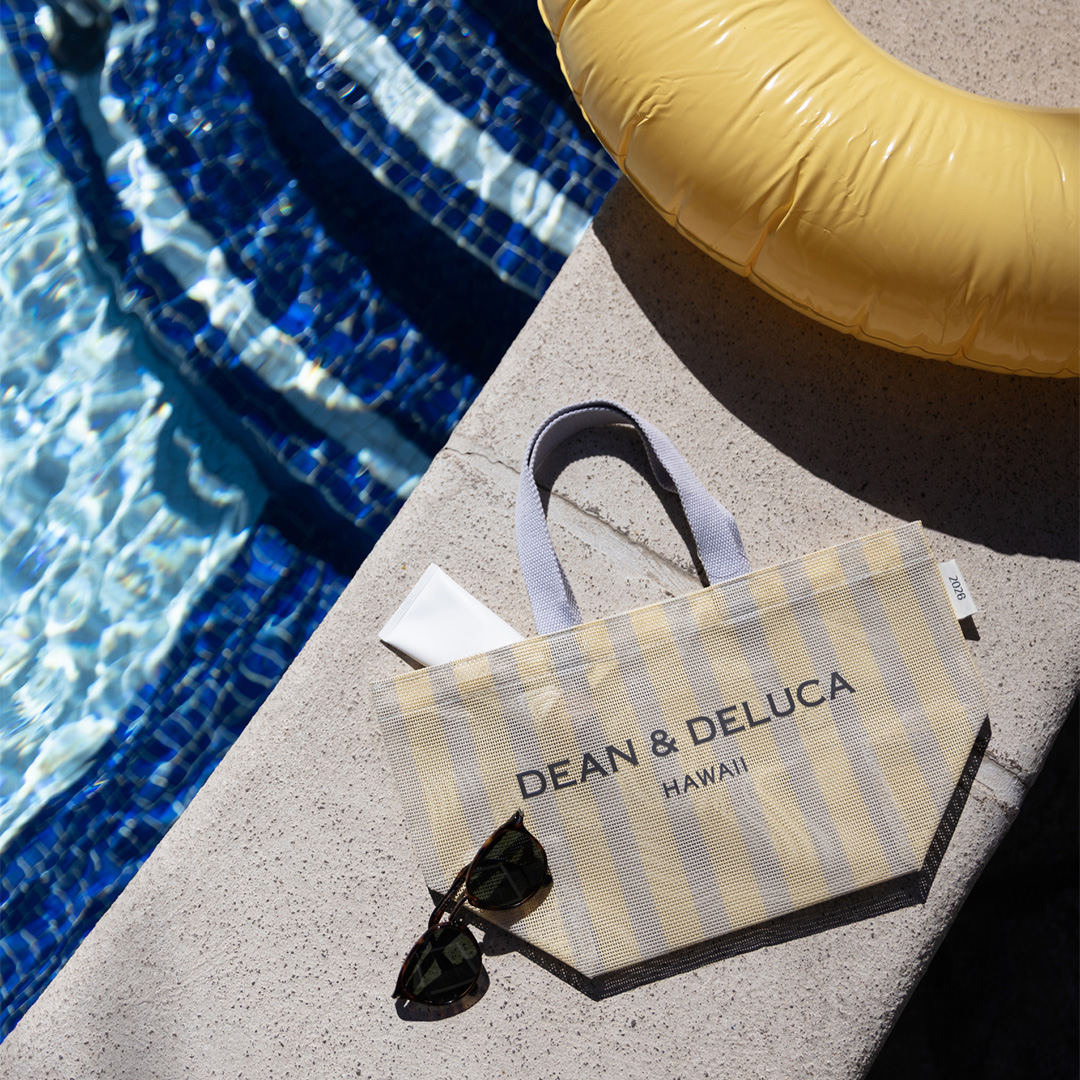 Mesh Tote Bag / Waikiki Sunrise Yellow Color A Limited Color of The Year 2026 Mesh Tote Bag / Waikiki Sunrise Yellow Color A Limited Color of The Year 2026